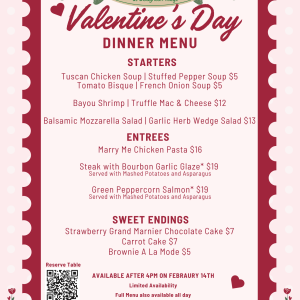 Valentine's Day Reservations