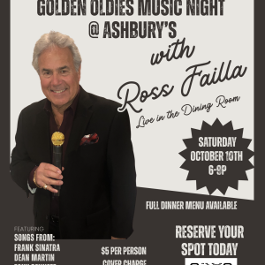 Golden Oldies Music Night 10/10/26